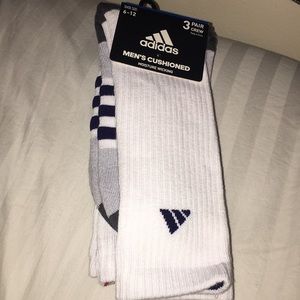 3 pair men’s adidas socks